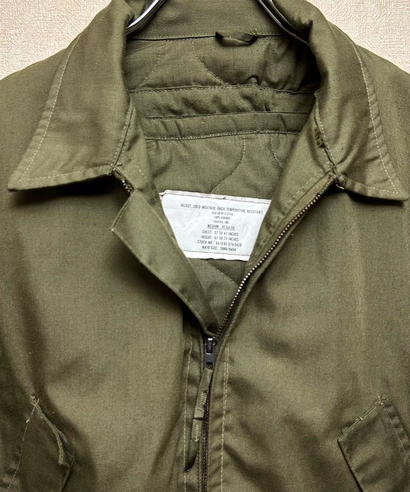 米軍実物人気タンカース美品〉米軍実物U.S.ARMY91年製SCOVILLジッパー