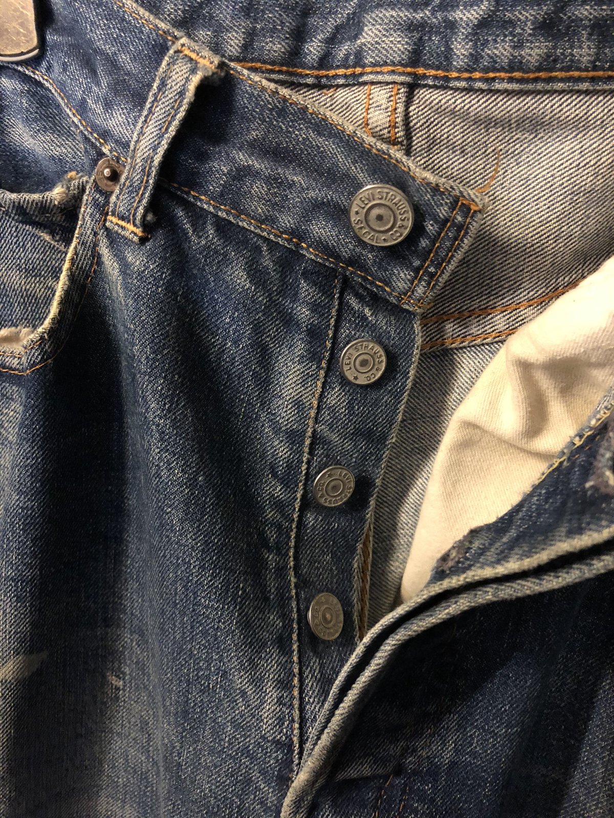 目玉〉リアルヴィンテージ LEVI'S 501 big E 60,s後期モデル