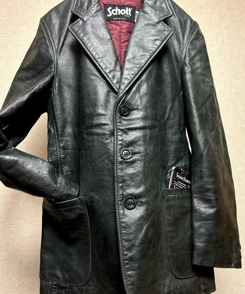 R&RナインティーズU.S.A.絶滅危惧種テーラードレザージャケット R&RナインティーズU.S.A.絶滅危惧種テーラードレザージャケット