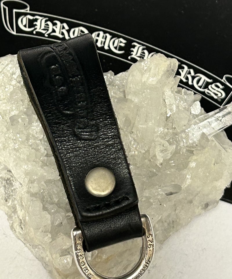 クロムハーツCHROME HEARTS■BELT LOOPレザーベルトループ CHROME HEARTS(クロムハーツ) BELT LOOP クロスボールボタンレザー