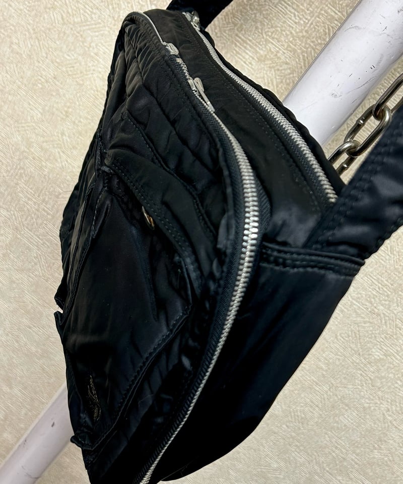 old porter ポーター　メッセンジャーバッグ　黒　ブラック　古着　90s old porter ポーター メッセンジャーバッグ ブラック 古着 90s