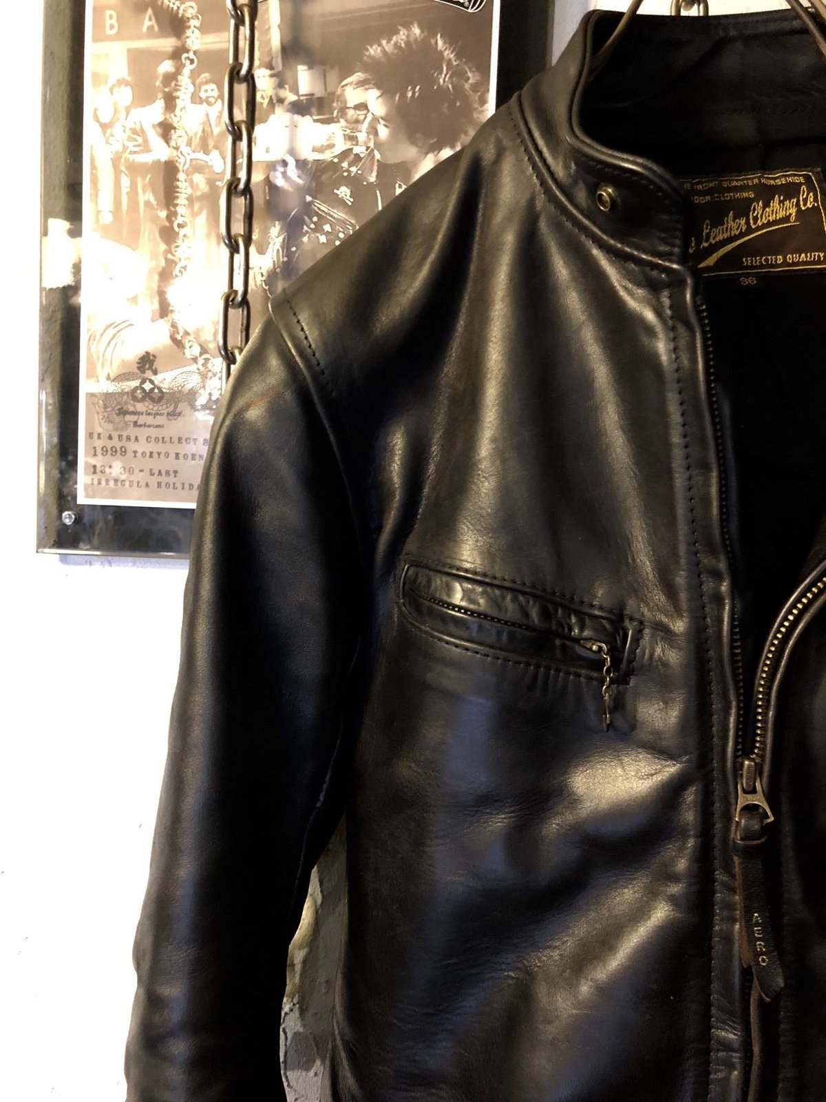 超目玉極上茶芯タイトフィットシングルライダース》Aero Leather 超目玉極上茶芯タイトフィットシングルライダース》Aero Leather