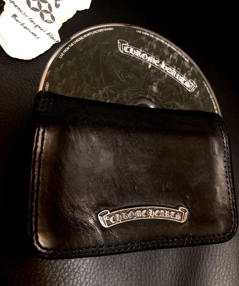 帝王クロムハーツ人気カードケースインボイス付き美品〉Chrome Hearts