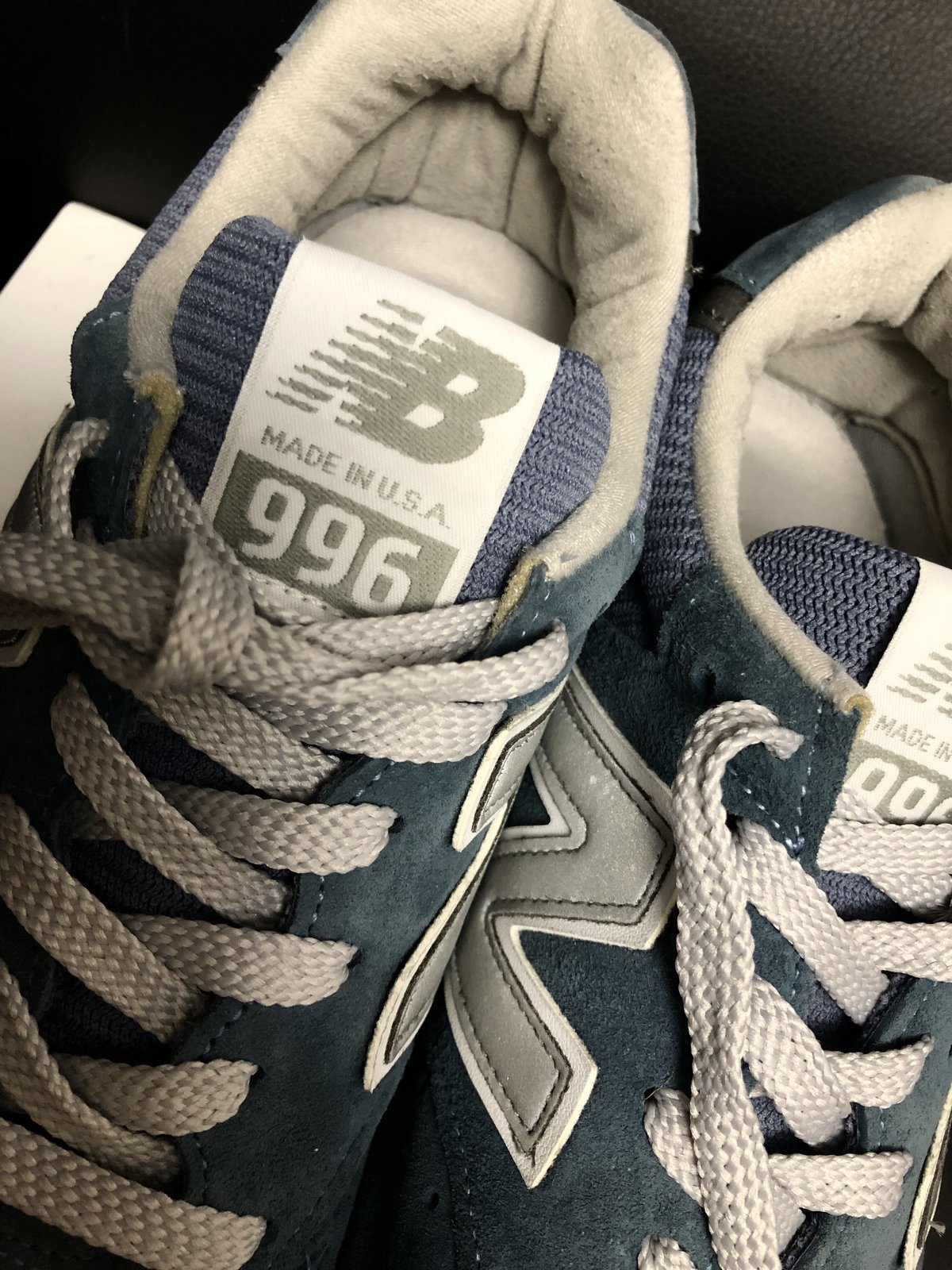 本格派欧米製廃版モデルレディース美品〉U.S.A.製new balance M996JFB廃