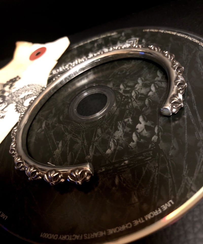 超目玉最強ゴッドサイズ》Chrome Hearts CROSSBAND BANGLE 最強2