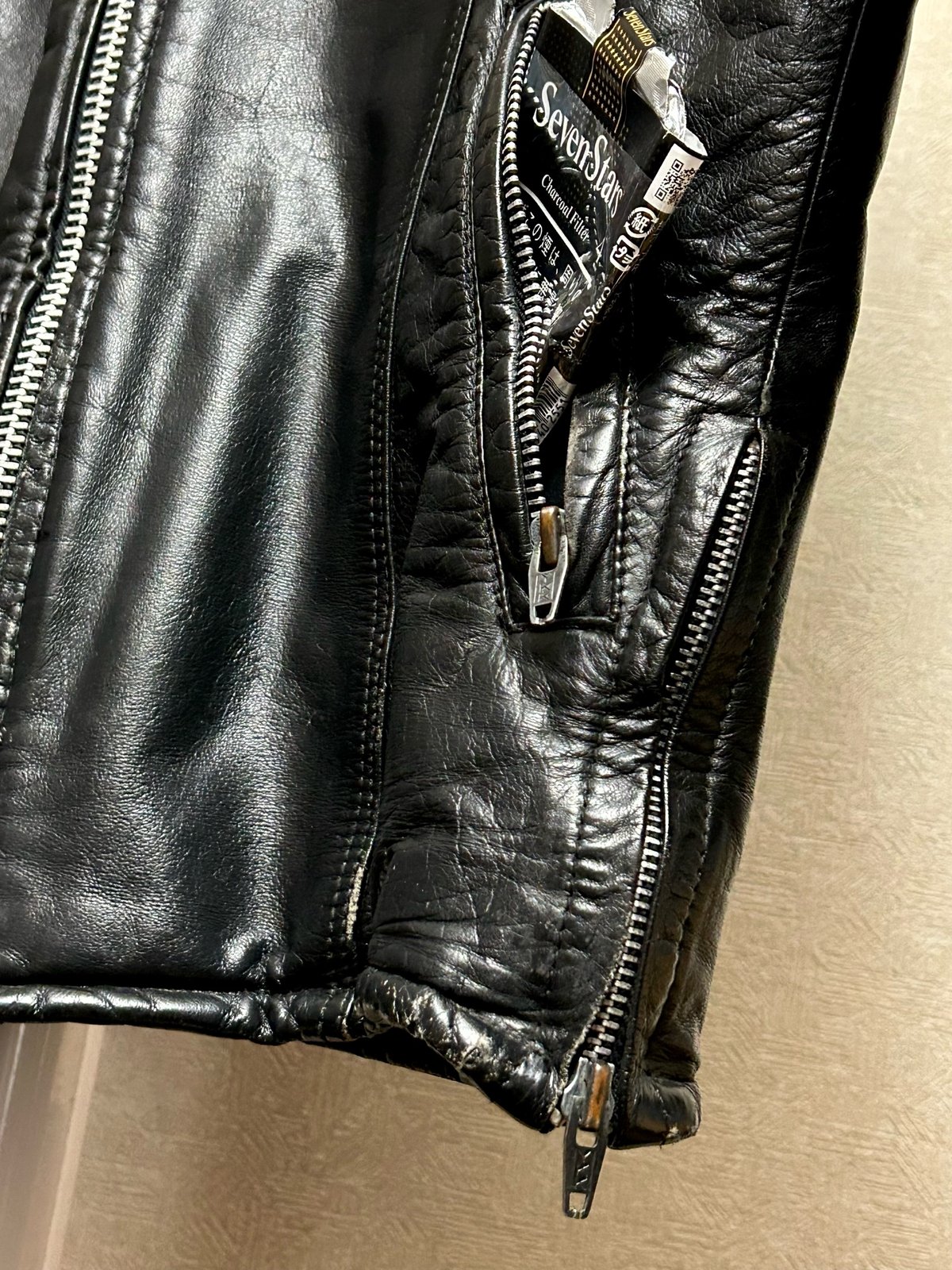 ヴィンテージ年代希少アルミダブルジッパーライダース〉70年代 ヴィンテージ年代希少アルミダブルジッパーライダース〉70年代