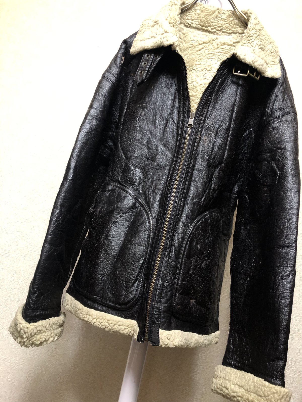 DIDDI MODA 甘くてかっこいいリボンレトロ ブラックレザー