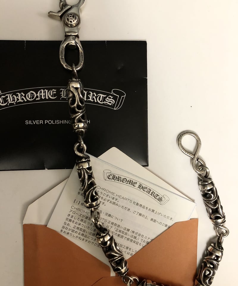 希少CHROME HEARTS ウォレットチェーン 正規品 帝王クロムハーツ最高峰チェーンスペシャルオーダー仕様〉Chrome