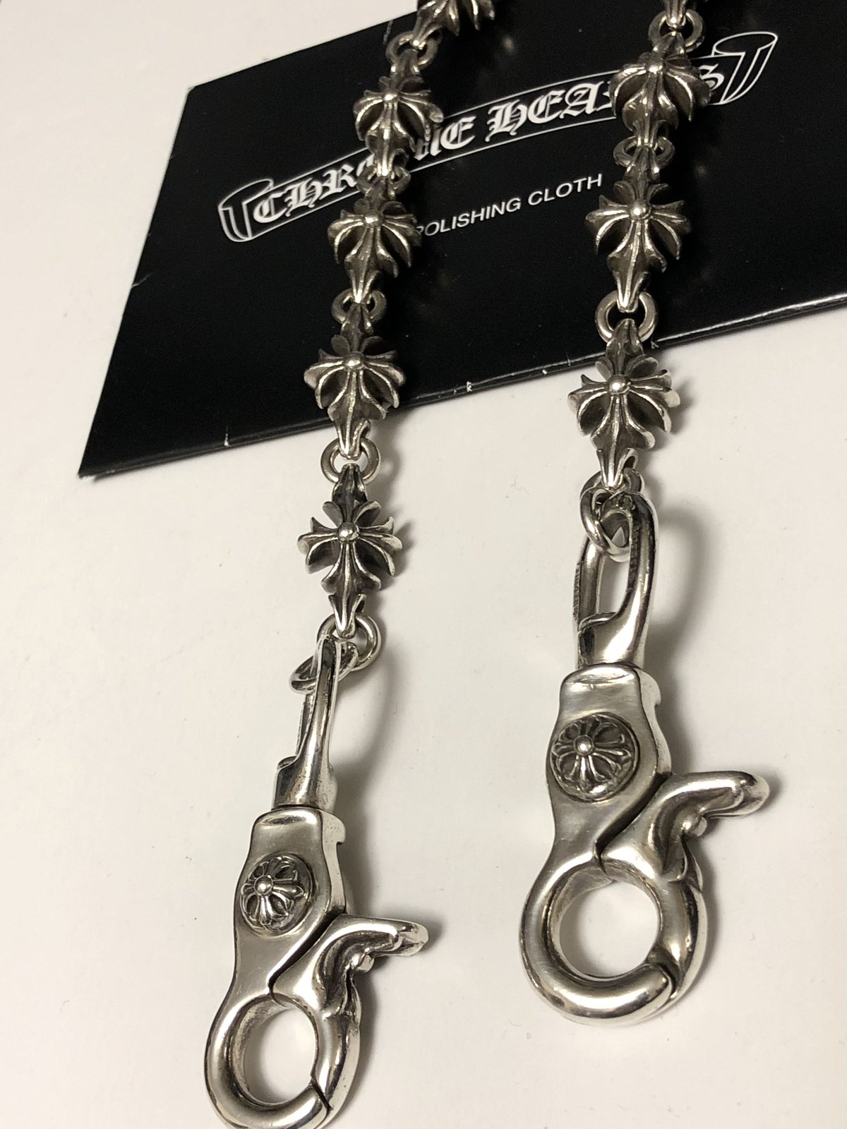 クロムハーツウォレットチェーン〉Chrome Hearts 4C CROSS CUTOUT