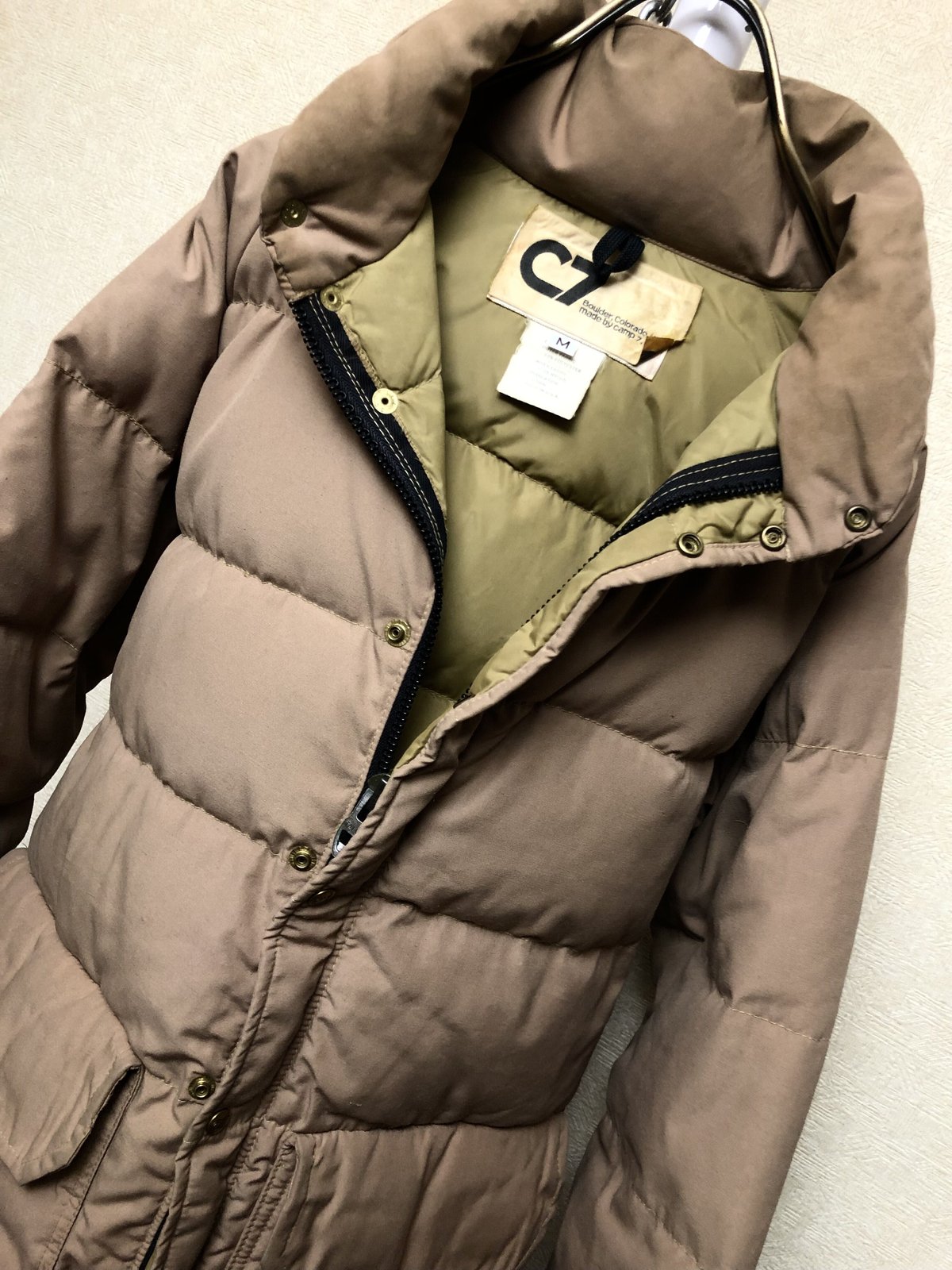 セブンティーズU.S.ヴィンテージTALON社製ダブルジッパーダウン  