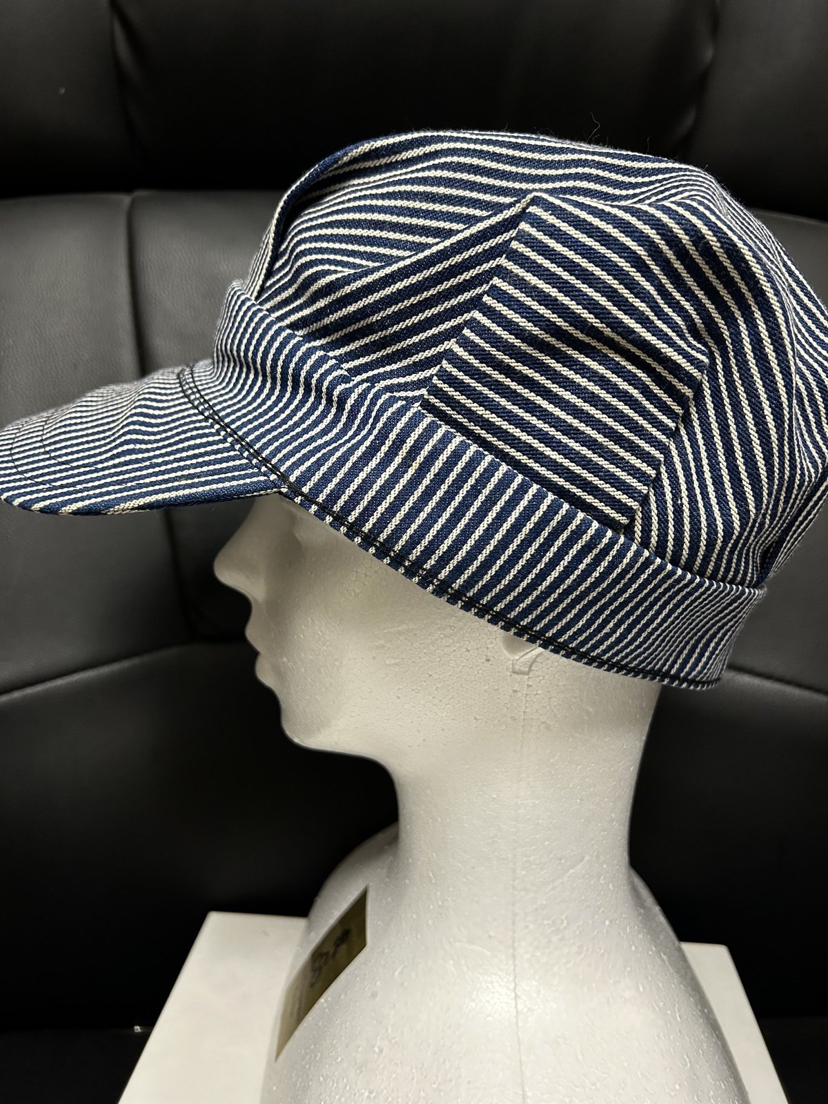 RRL ヒッコリーキャスケット Ruben 帽子 キャスケット メンズ レディース デニム ルーベン