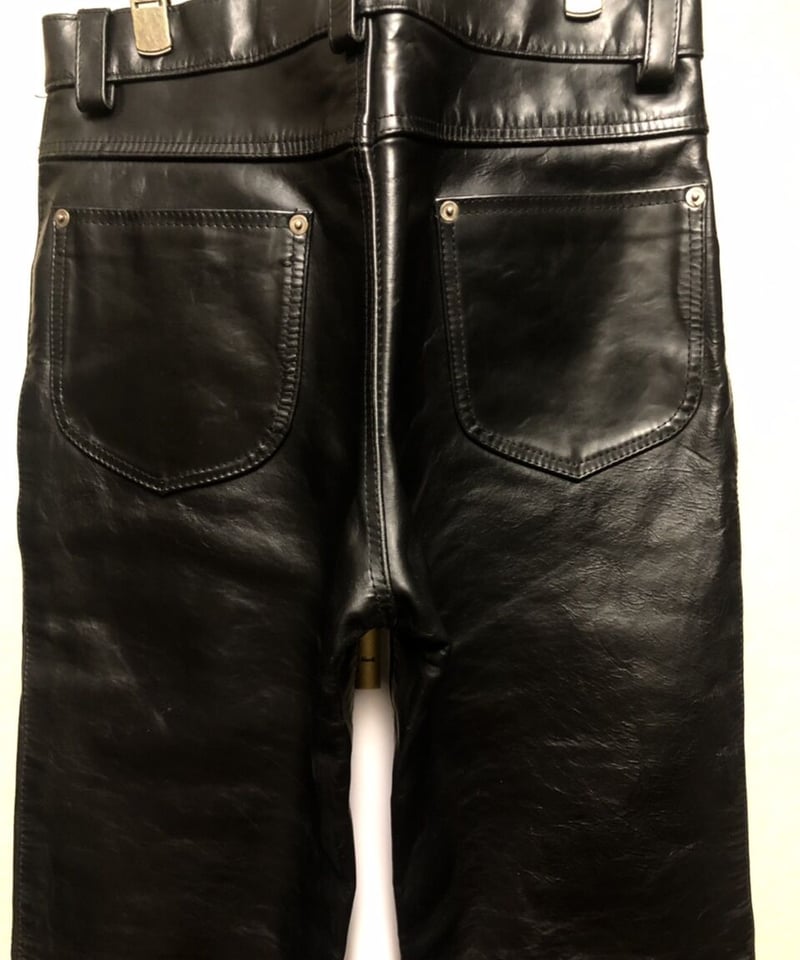 オールドナインティーズTALON社ジッパーレザーパンツ〉 90年代Indian