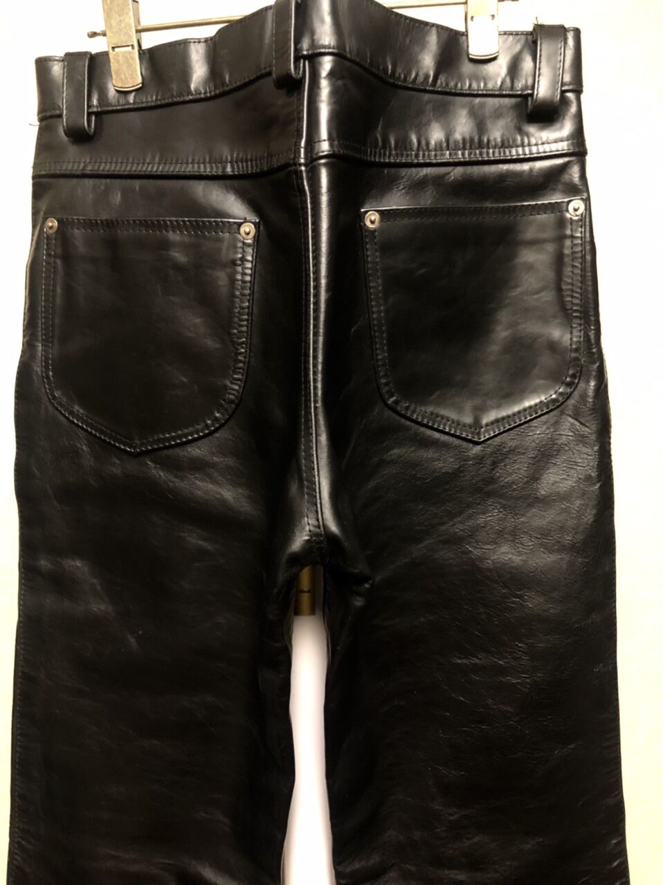 オールドナインティーズTALON社ジッパーレザーパンツ〉 90年代Indian  