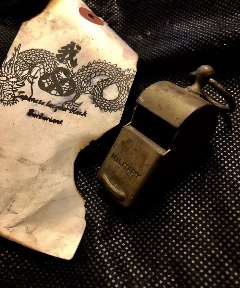 パンキッシュU.S.A.刻印40,s米軍ホイッスル〉希少1940,s U.S.Militar