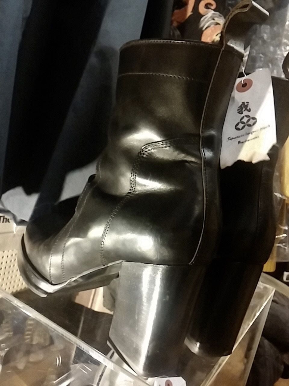 リックオウエンスアーカイブス超人気ヒールブーツ〉 Rick Owens リックオウエンスアーカイブス超人気ヒールブーツ〉 Rick Owens
