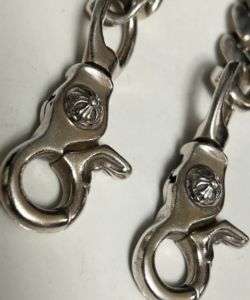 希少CHROME HEARTS ウォレットチェーン 正規品 CHROME HEARTS クロムハーツ（原本有） 2クリップ ロング