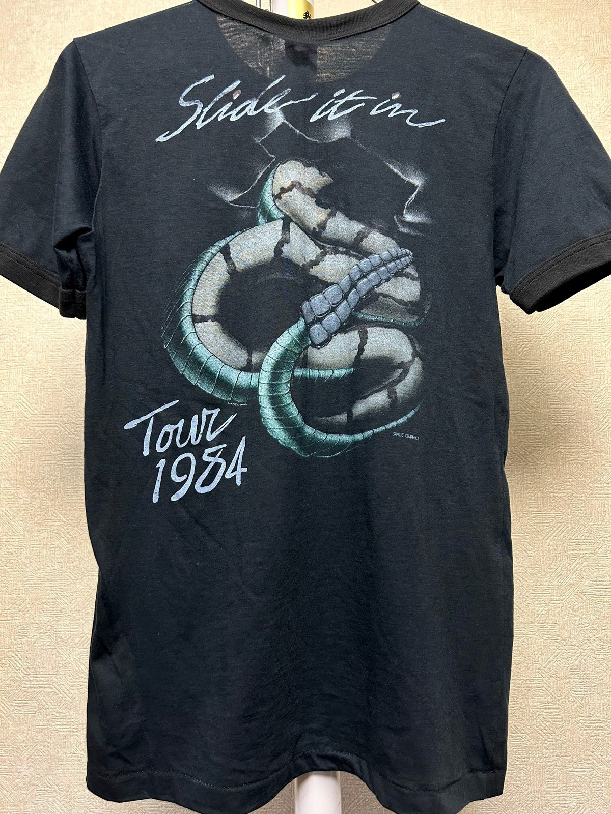 伝説ロックバンドリアルエイティーズROCK Tee〉80年代カナダ製