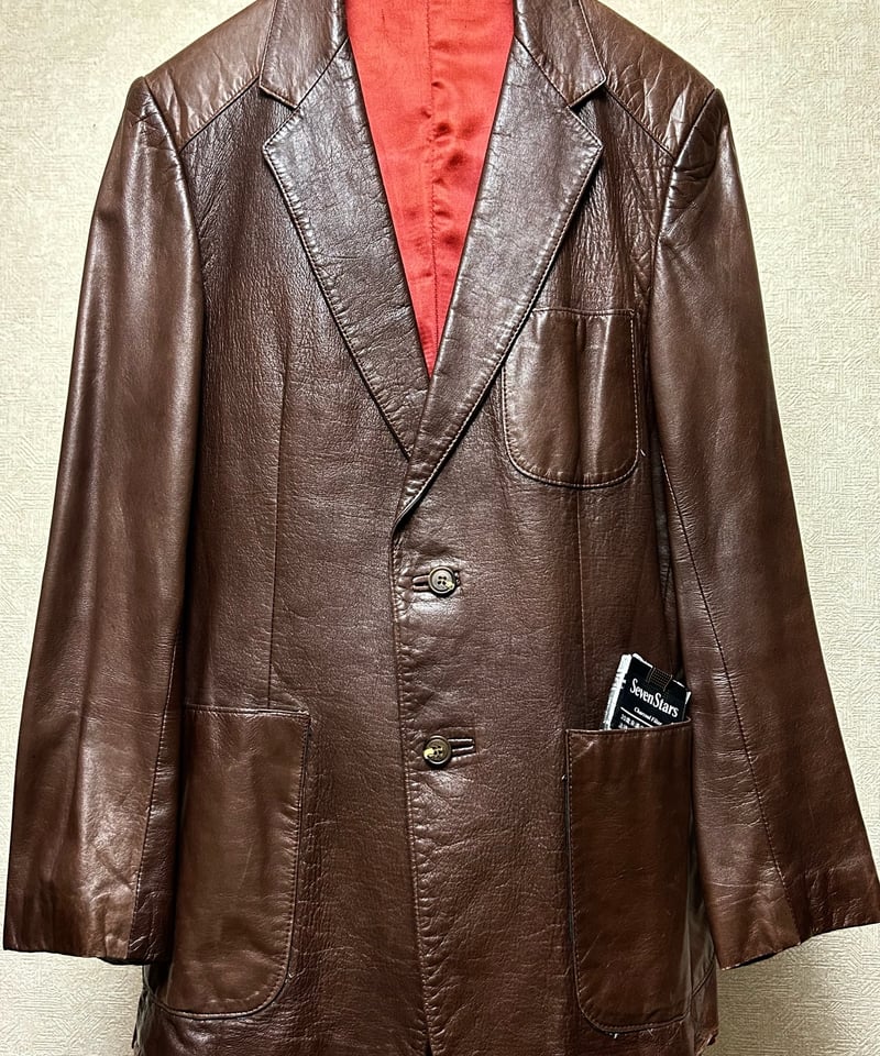 未使用 70周年 ラングリッツレザー 限定 Dポケット アイスブルー ベスト