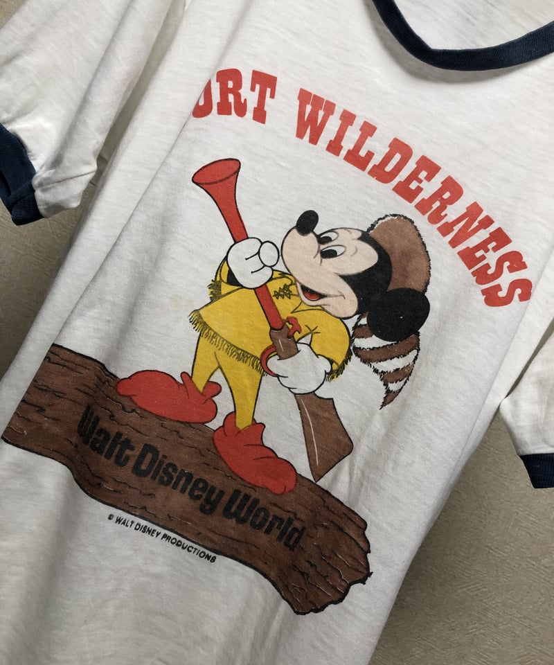 セブンティーズミッキーリンガーTee》70年代 U.S.A.製MICKEYリンガー
