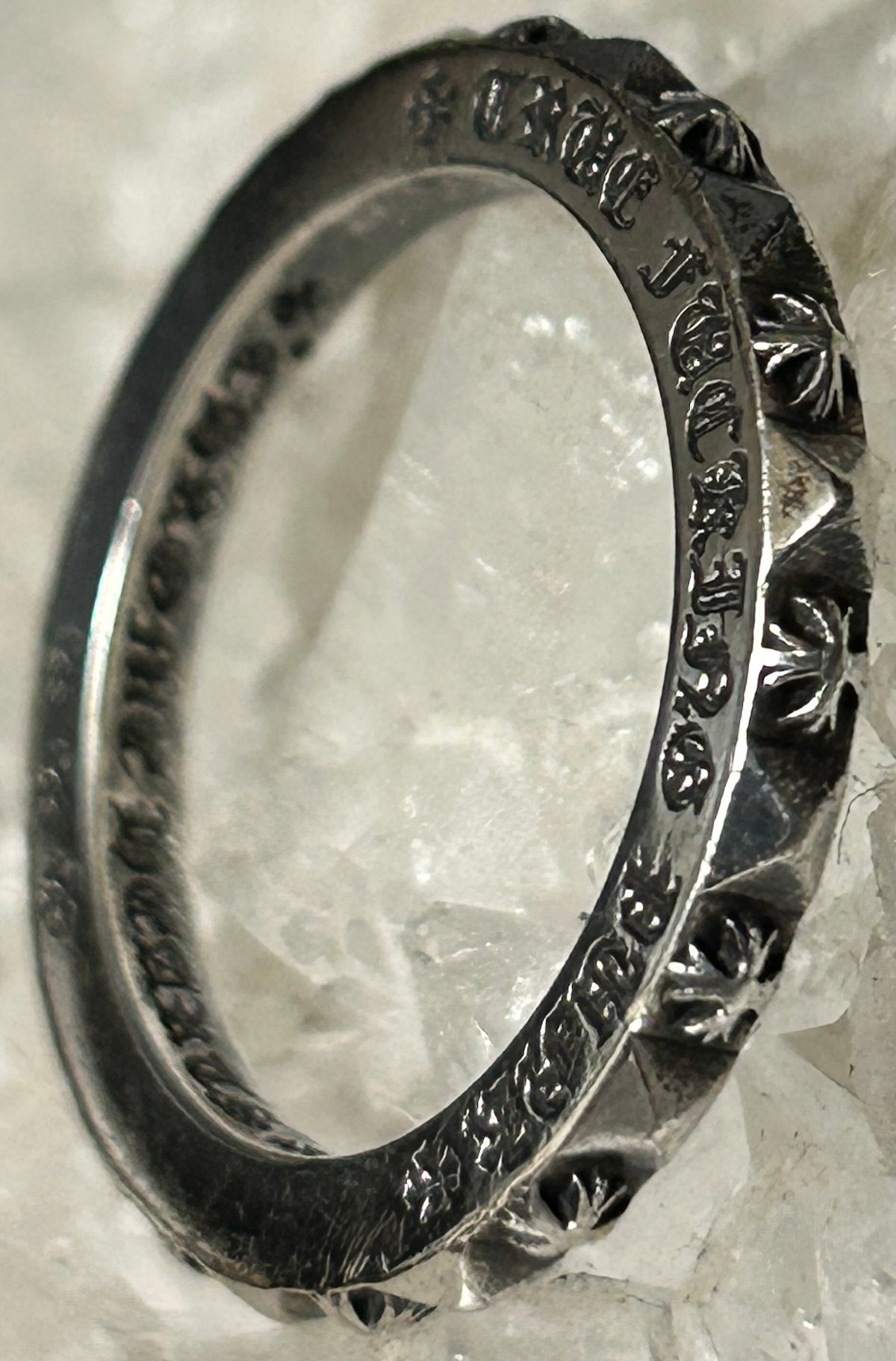 帝王クロムハーツ超人気パンクリング〉Chrome Hearts TFP PLUS PUNK
