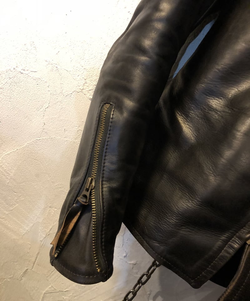 超目玉極上茶芯タイトフィットシングルライダース》Aero Leather