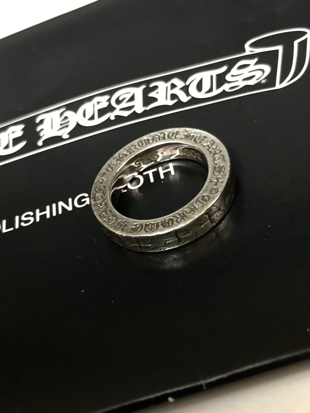 クロムハーツ ピンキーリング CHROME HEARTS クロムハーツ PaperChain Ring 22k Gold ペーパー