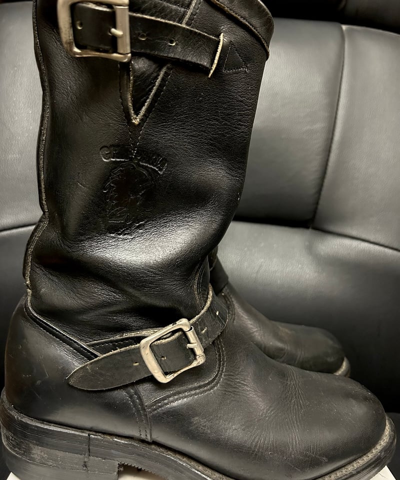 R&RナインティーズCHIPPEWA茶芯PT91エンジニア〉90年代U.S.A.製