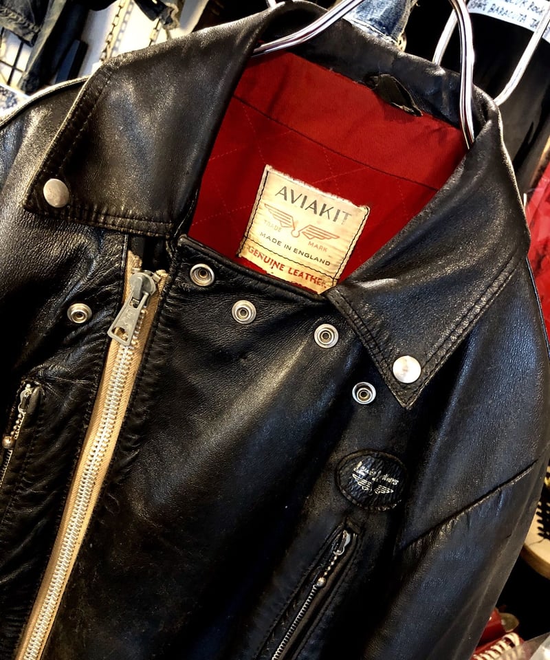 R&R激レアヴィンテージ402LIGHTNING〉70年代後期Lewis Leathers ...