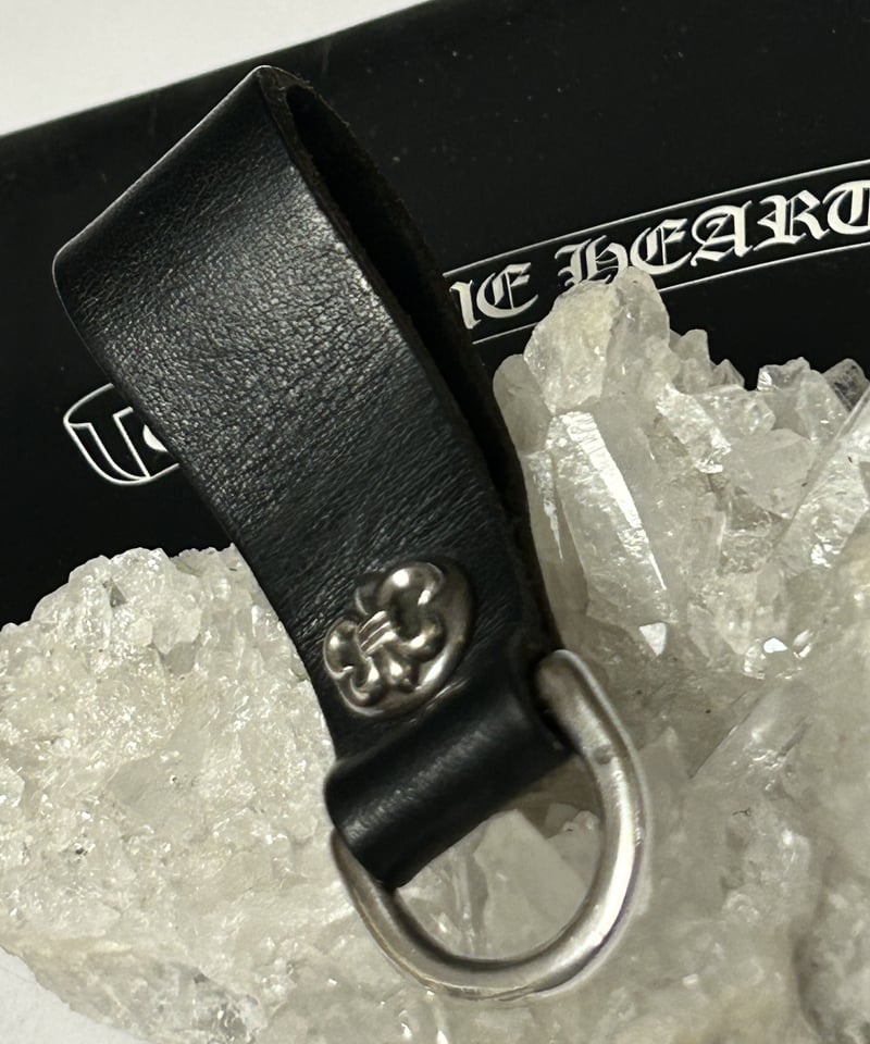 帝王クロムハーツ人気レザーベルトループ美品〉Chrome Hearts BELTLOOP