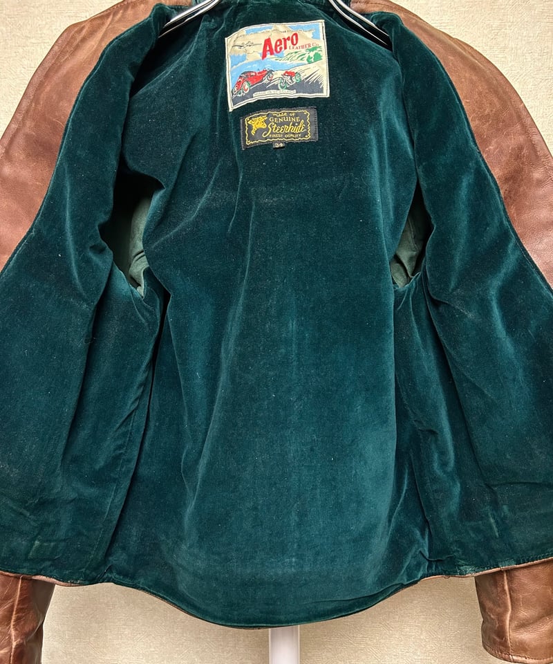 90's エアロレザー　ヴィンテージ 80's 90's AERO LEATHER エアロレザー HALF BELT レザー