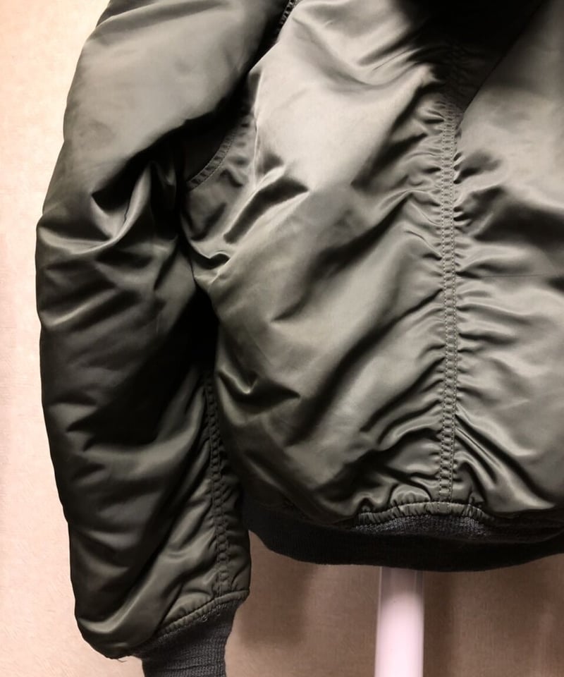 米軍支給年代民間IDEAL社ジッパーN-2B〉U.S.A.製85,s民間ALPHA社