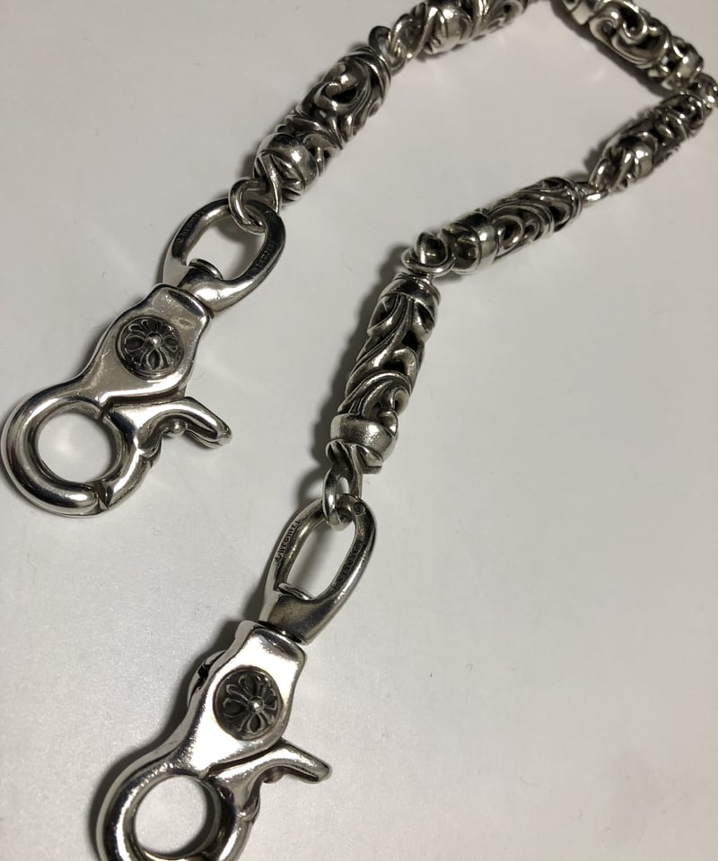 帝王伝統ダブルクリップウォレットチェーン2点同時リリース〉Chrome