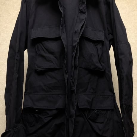 極美品　米軍　 BDU Jacket Black 357 DEADSTOCK】U.S.MILITARY BLACK357 BDU JACKET 米軍 ブラック357