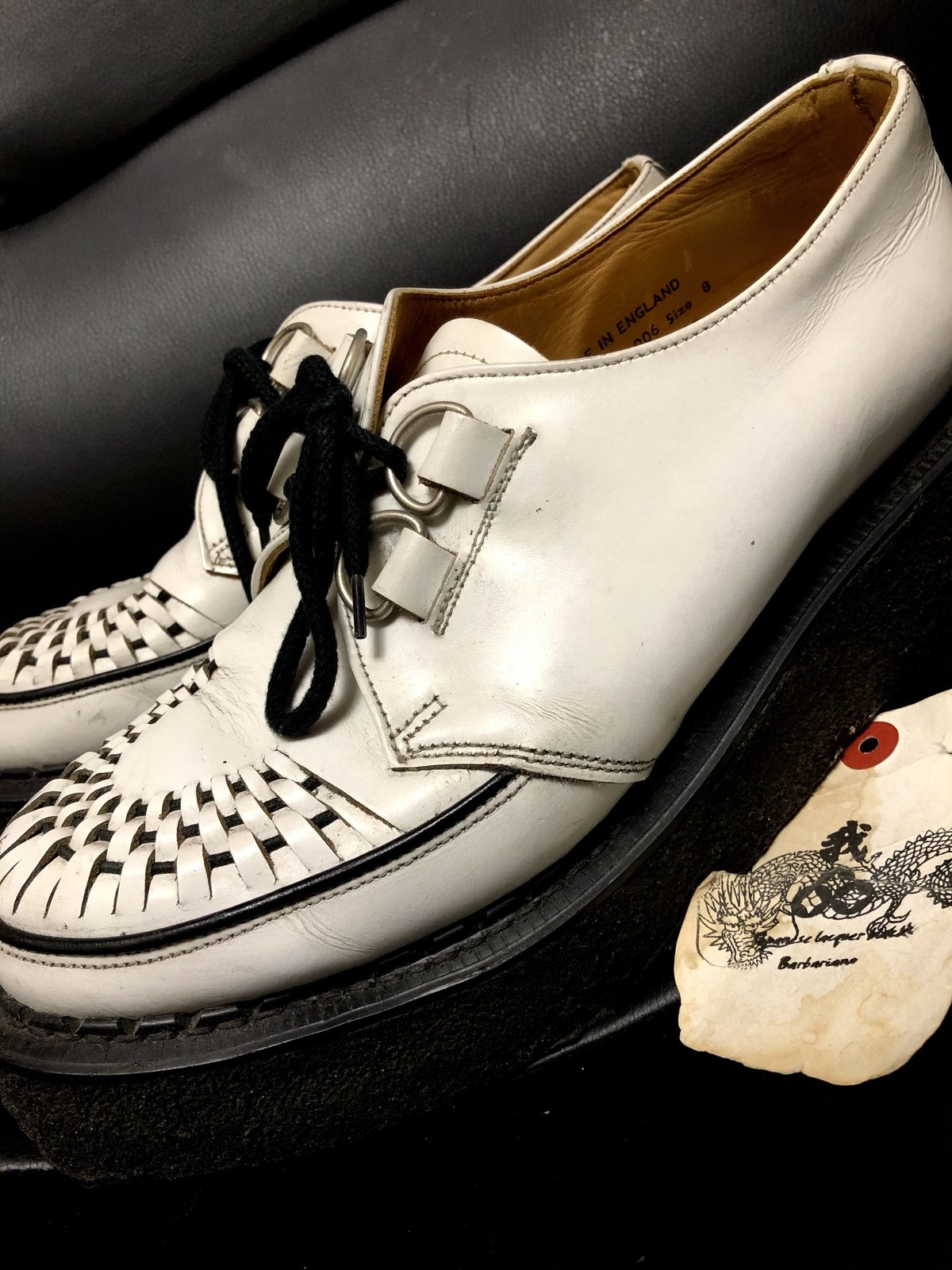 【良品】E COX ×エヌハリ メダリオン ENGLAND 良品】GEORGE COX ×エヌハリ メダリオン ENGLAND