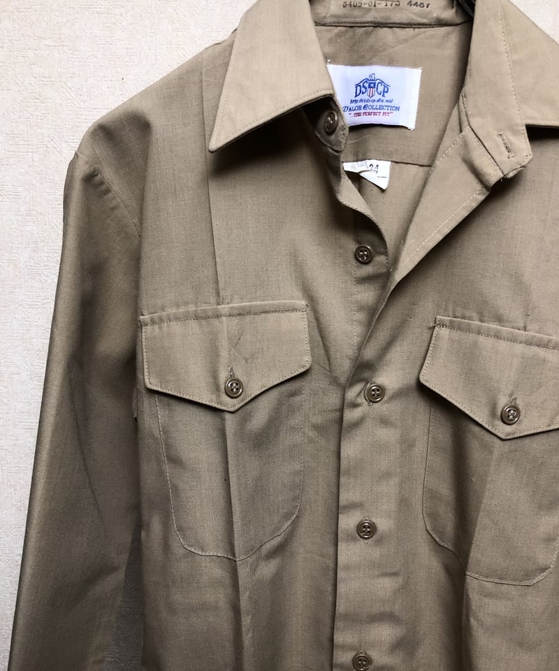 80s デッド 46枚 セット 32S 29S 女性 黒 米軍実物 制服 シャツ wip_21010612_6.jpg