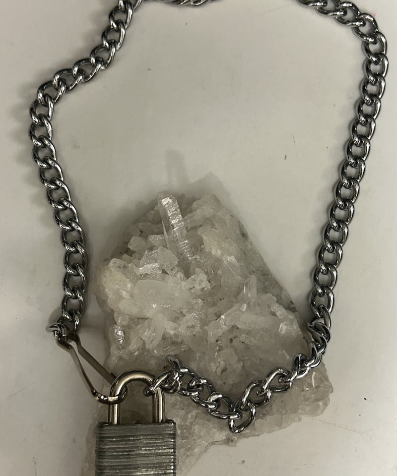 海外U.S.A.ストリートパンクブランド人気パドロックネックレス