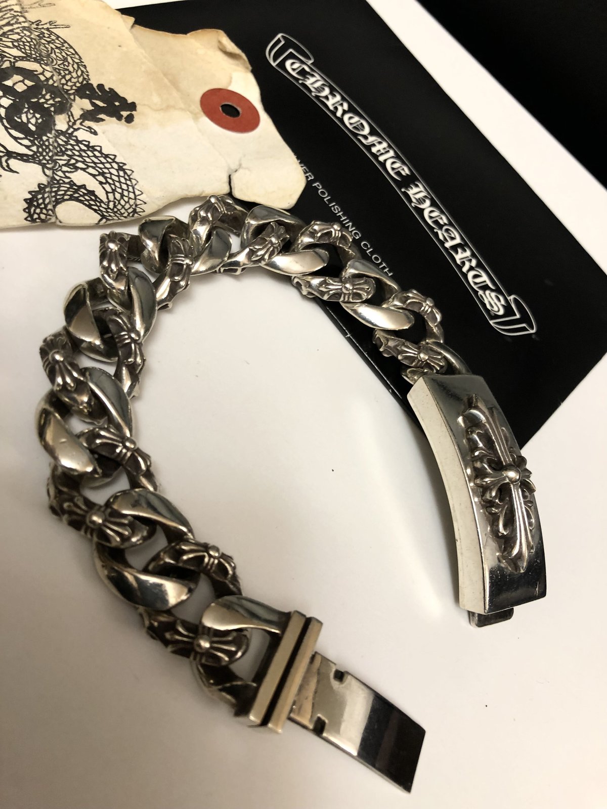 《超目玉帝王伝統モデル97刻印オールド美品》Chrome Hearts 