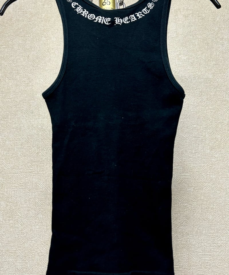 クロムハーツ OLD オールドモデル タンクトップ CH TANKTOP 枯渇クロムハーツ米国製正規品オールドモデル〉Chrome Hearts