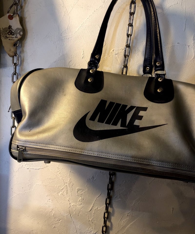 希少vintage NIKE レザーボストンバッグ