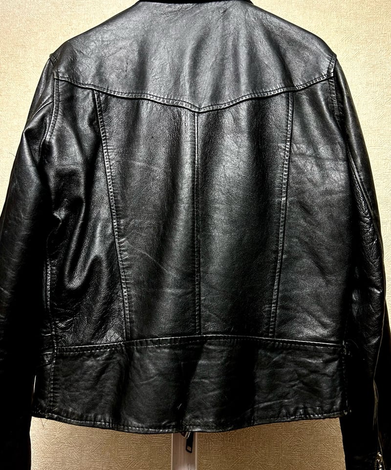 ロンジャン　古着ライダース イギリス製 70's〜 ”RIVETT'S LONDON” Leather Double Riders