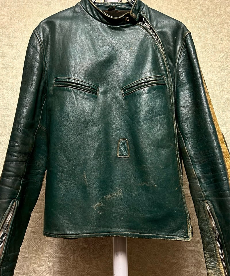 レア処分‼セール★外国産1960年代ヴィンテージ★限定 茶芯・牛タグ前期 Schott ライダース ビンテージ ワンスター Schott