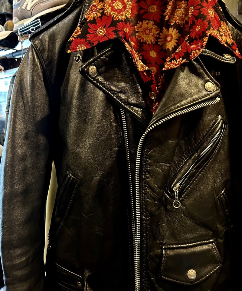 革ジャン　鋲ジャン　ショット　ライダースジャケット　schott 80s〜90s 革ジャン 鋲ジャン ショット ライダースジャケット schott 80s