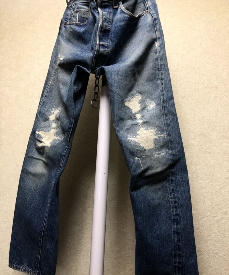 芸術的ロックンロールエイジング66前期〉 Levi's 501 66前期芸術的縦