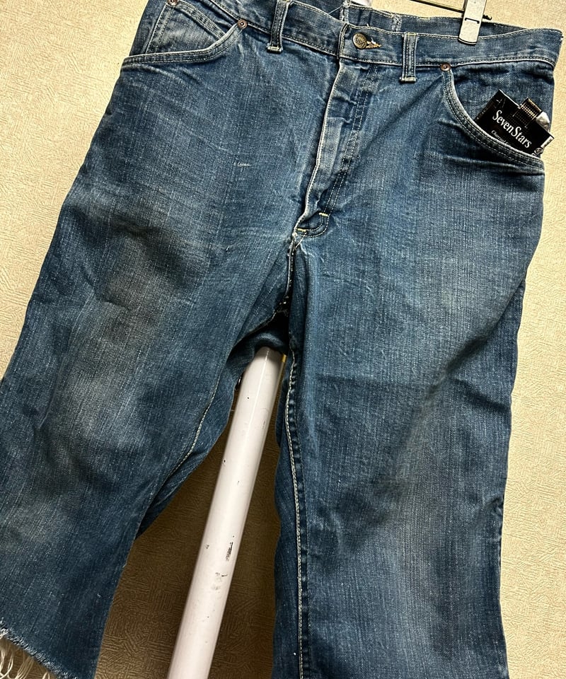 Rock'n Roll 60-70,sヴィンテージLee縦落ちカットオフデニム〉60-70,