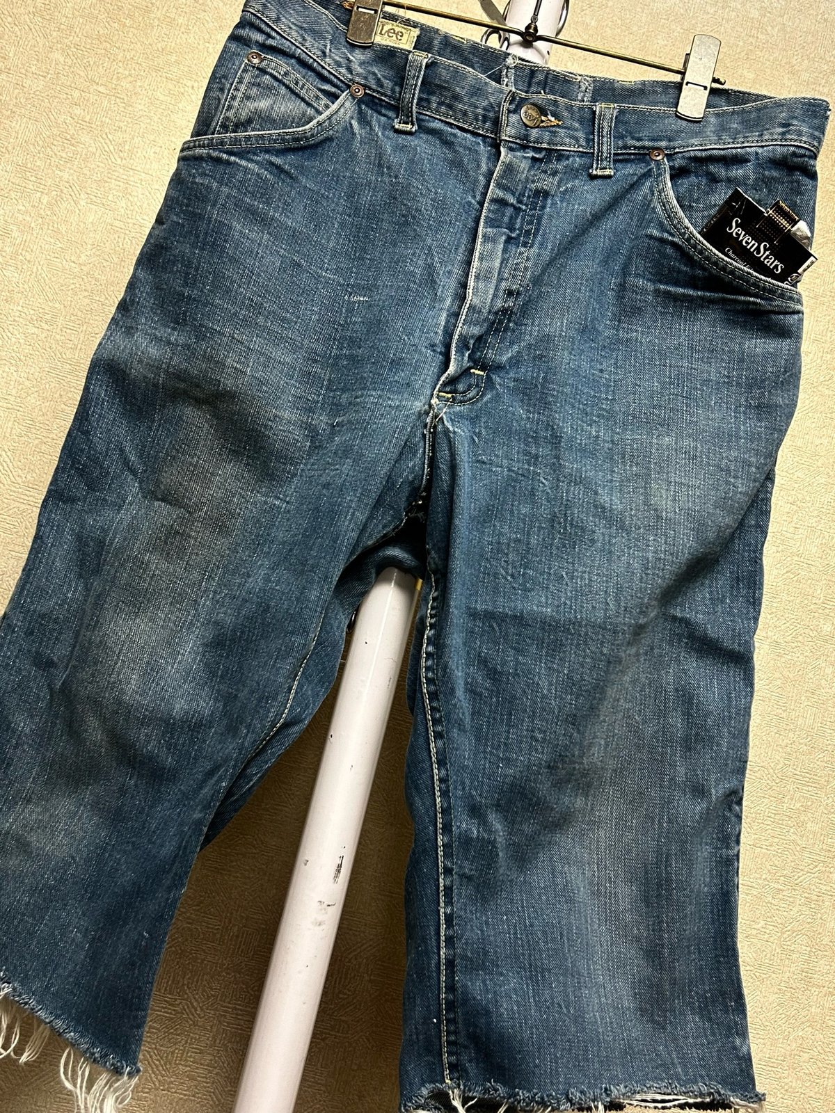 Rock'n Roll 60-70,sヴィンテージLee縦落ちカットオフデニム〉60-70,