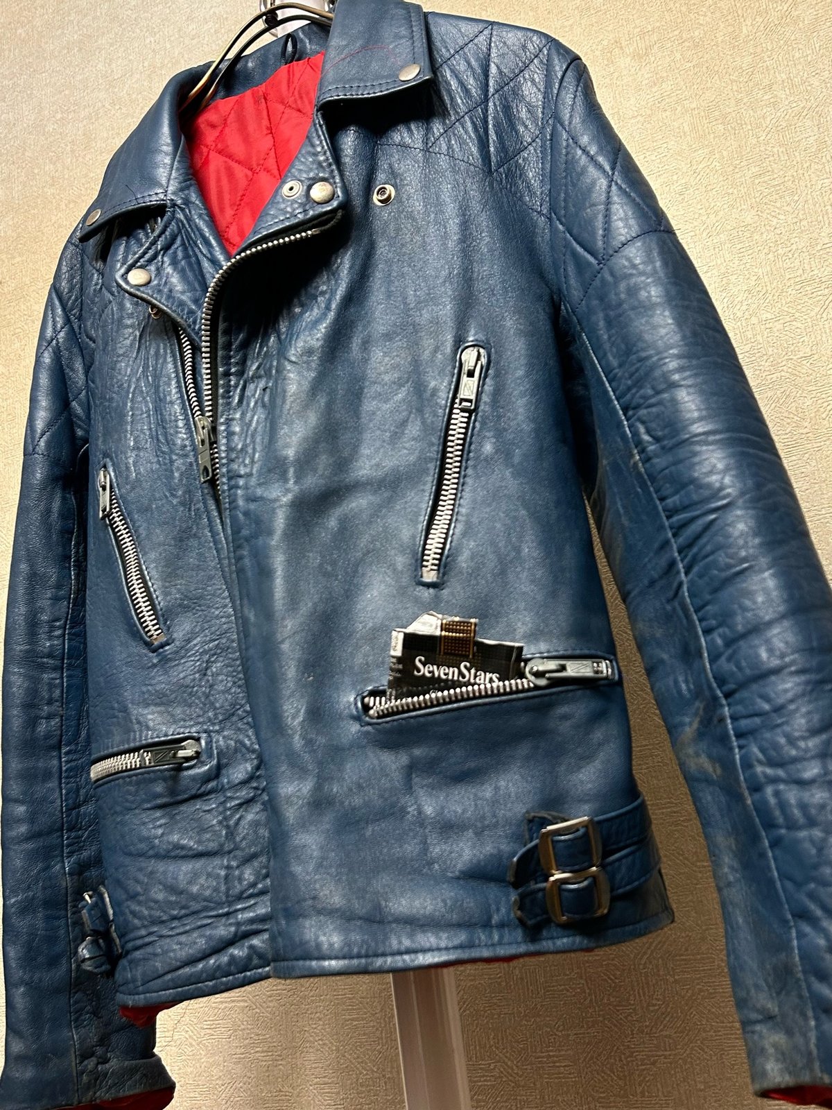 80年代国産ヴィンテージ革ジャン ロカビリー ライダース ロンジャン 