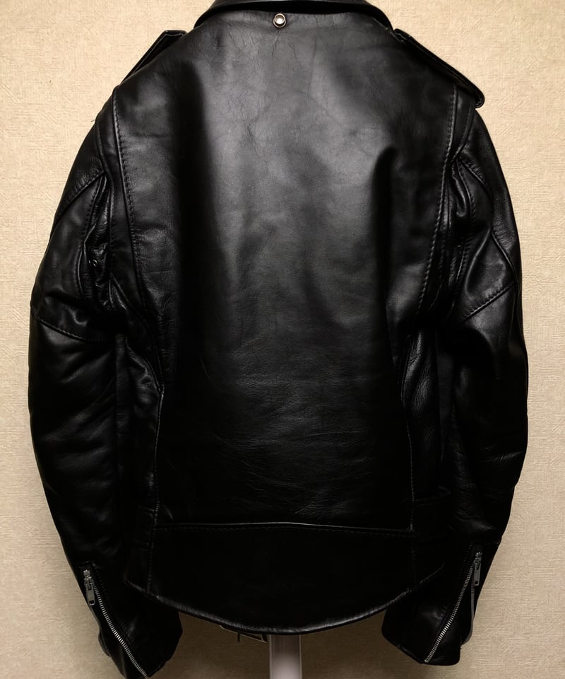 エイティーズ618US希少32オールド極上美品〉80年代Schottバイカータグ