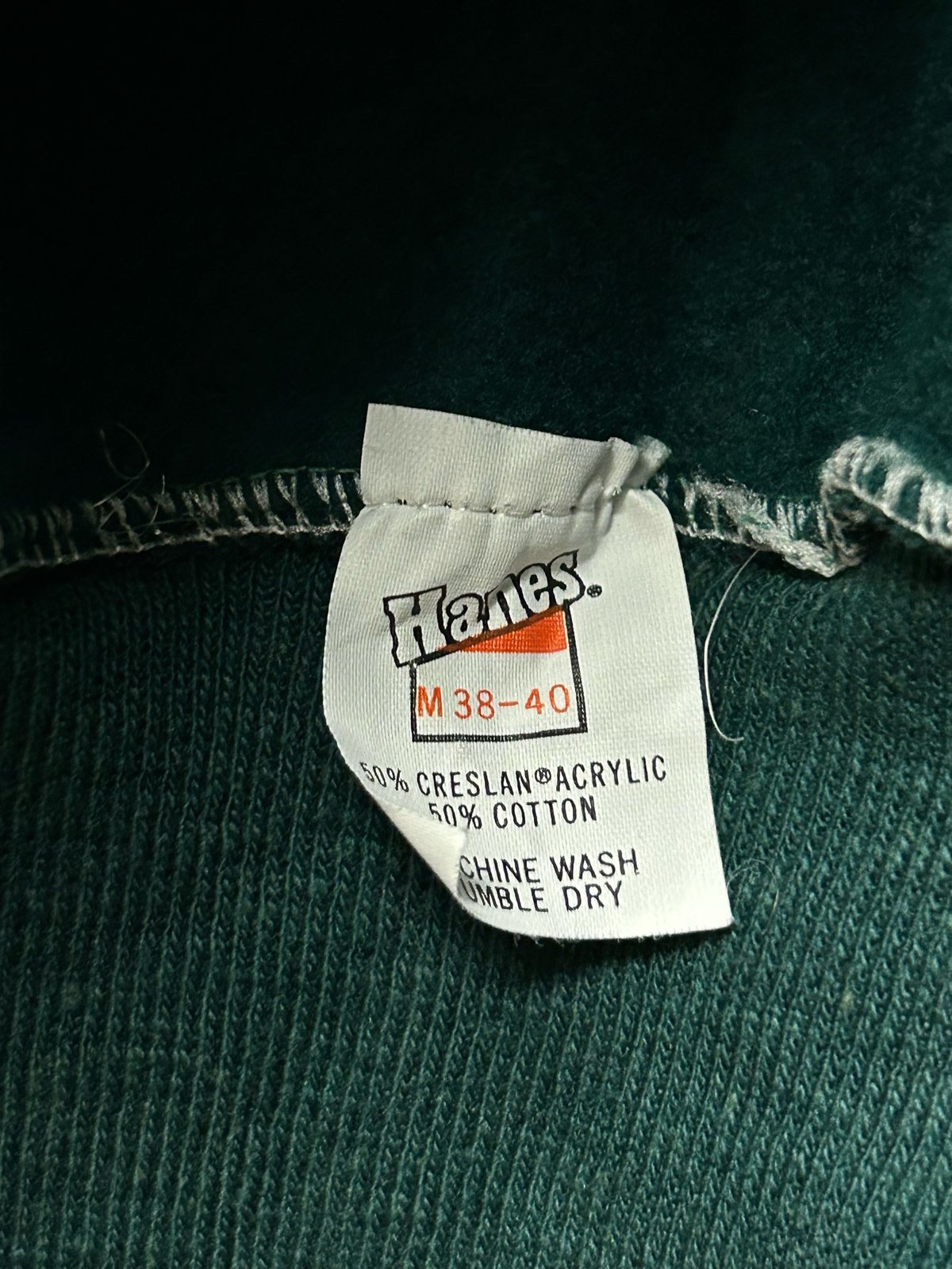 70,sレジスターマークタグHanes〉70年代U.S.A.製ブランドネーム小文字 