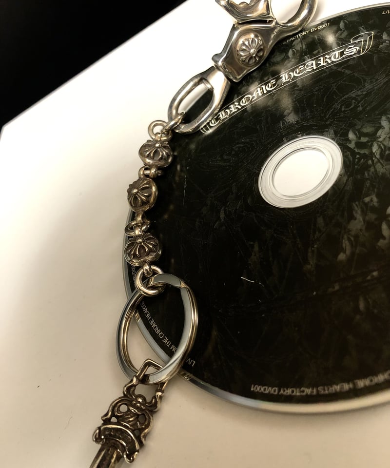 帝王クロムハーツ普遍的人気伝統CROSSBALL KEYCHAIN #2》Chrome