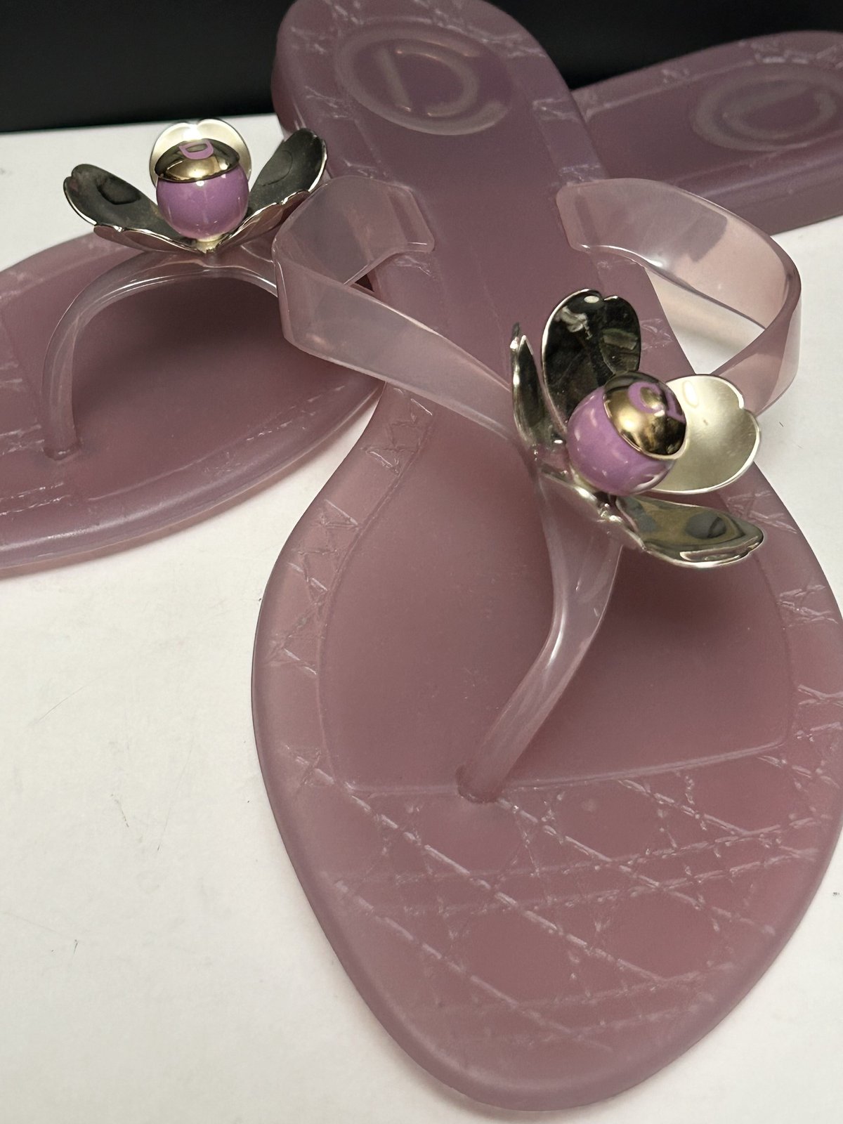 【希少】DIOR サンダル ヴィンテージ RARE Vintage Dior Monogram Rubber Sandals Size 36 | eBay